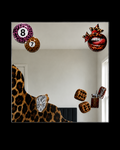 Customisable Leopard luxe Print Mirror 🐆